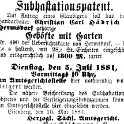 1881-05-10 Hdf Zwangsversteigerung Haedrich